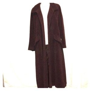 Vintage Searle Blatt Studio burgundy wool coat